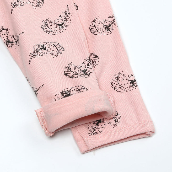 Feather Print Sleep Suit