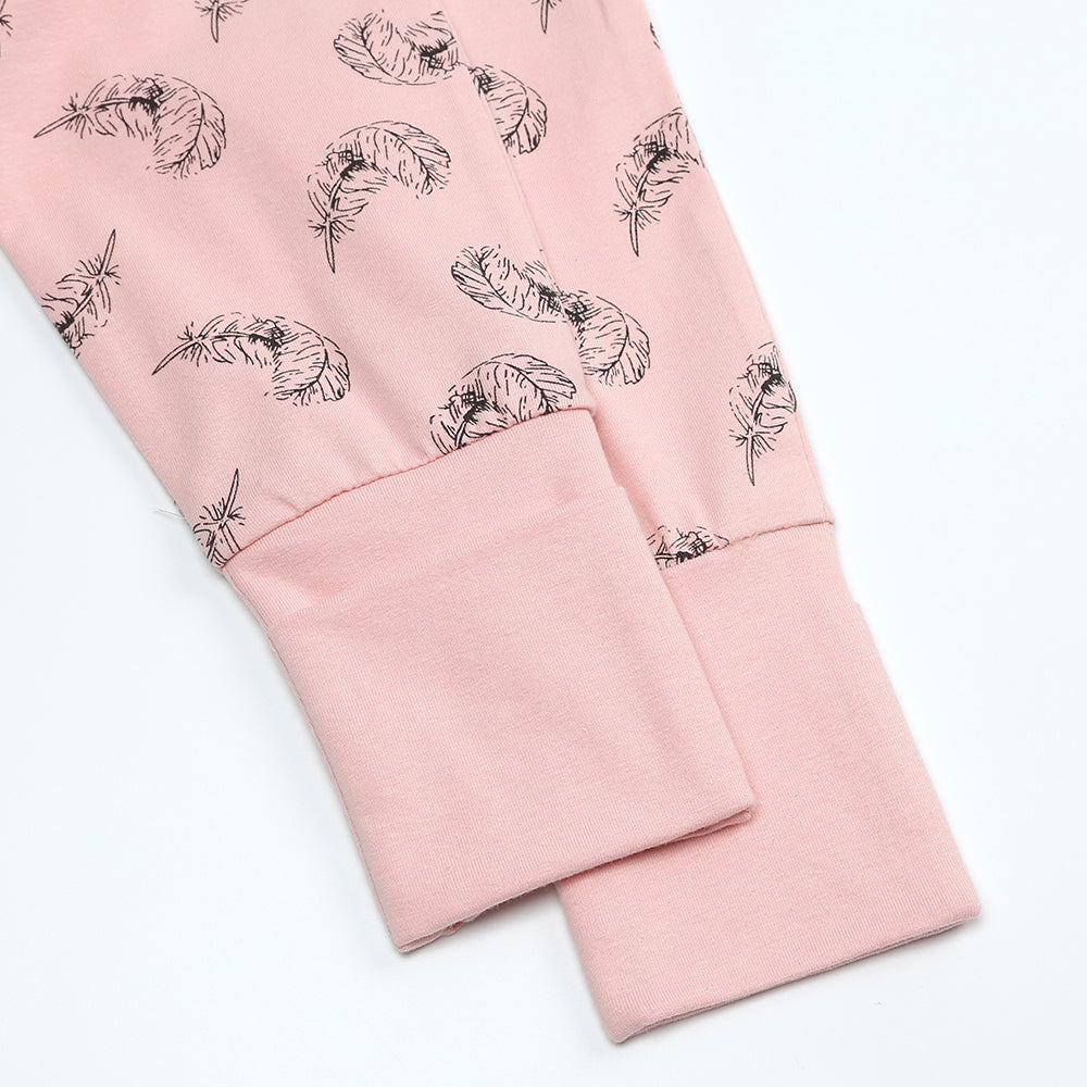 Feather Print Sleep Suit