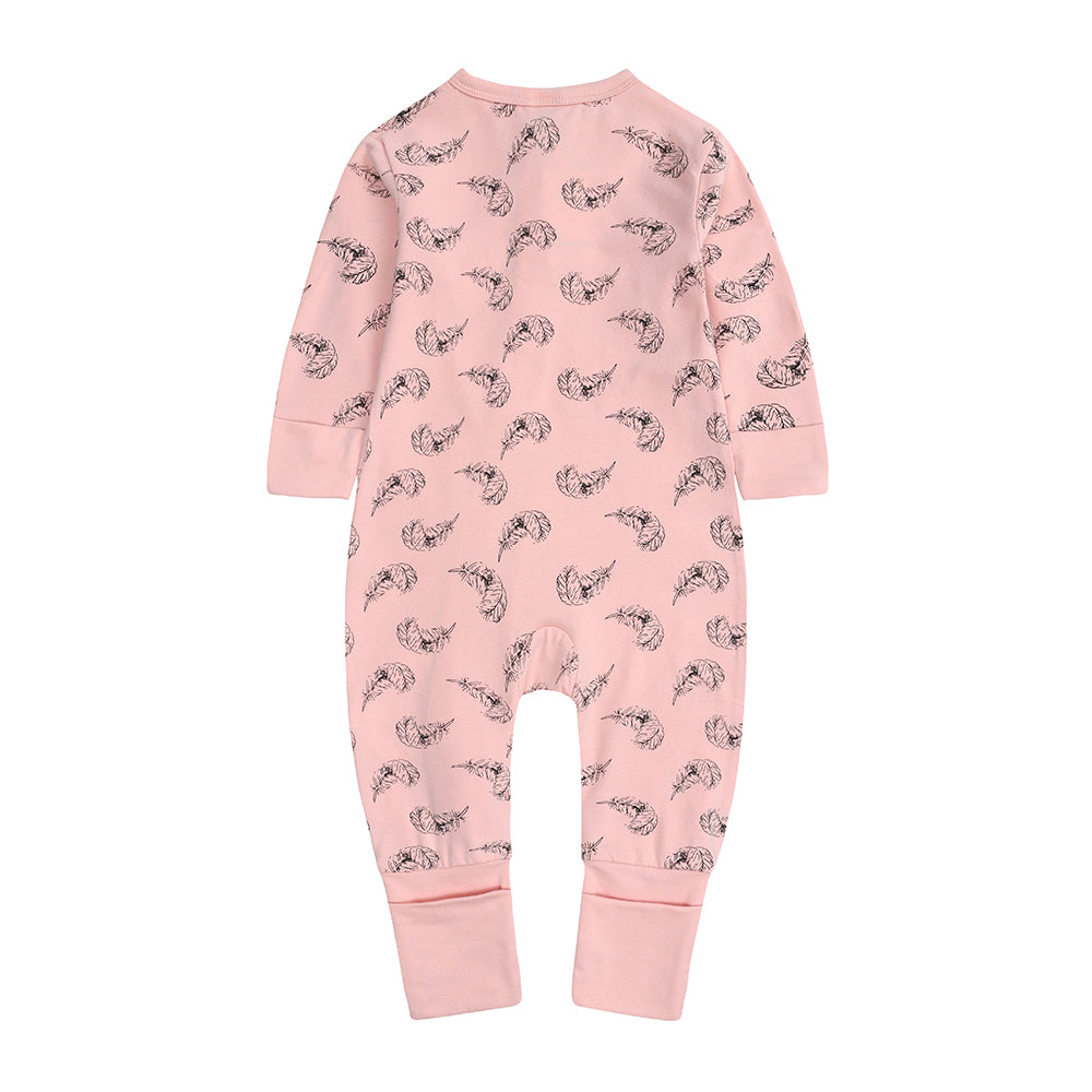 Feather Print Sleep Suit