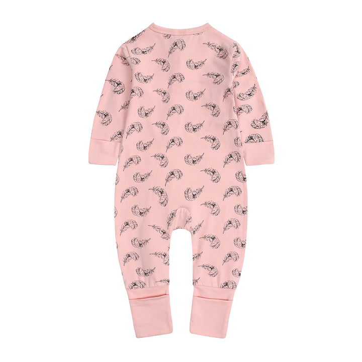 Feather Print Sleep Suit