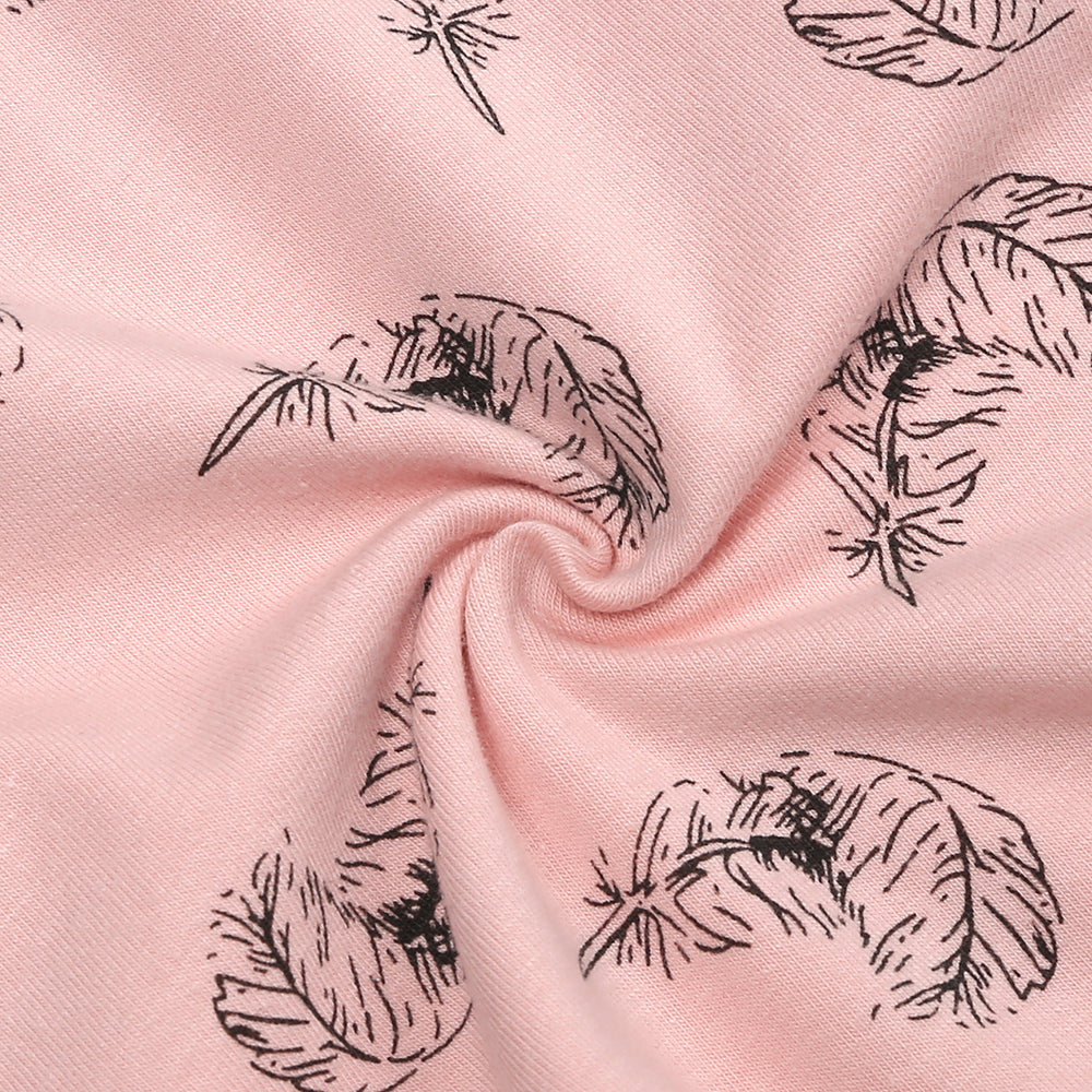 Feather Print Sleep Suit