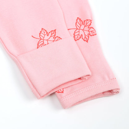 Leaf Print Sleep Suit
