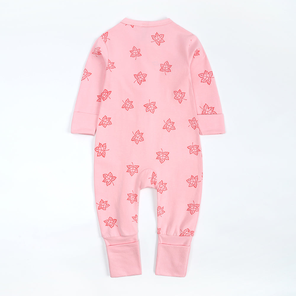 Leaf Print Sleep Suit