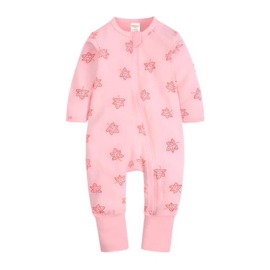 Leaf Print Sleep Suit