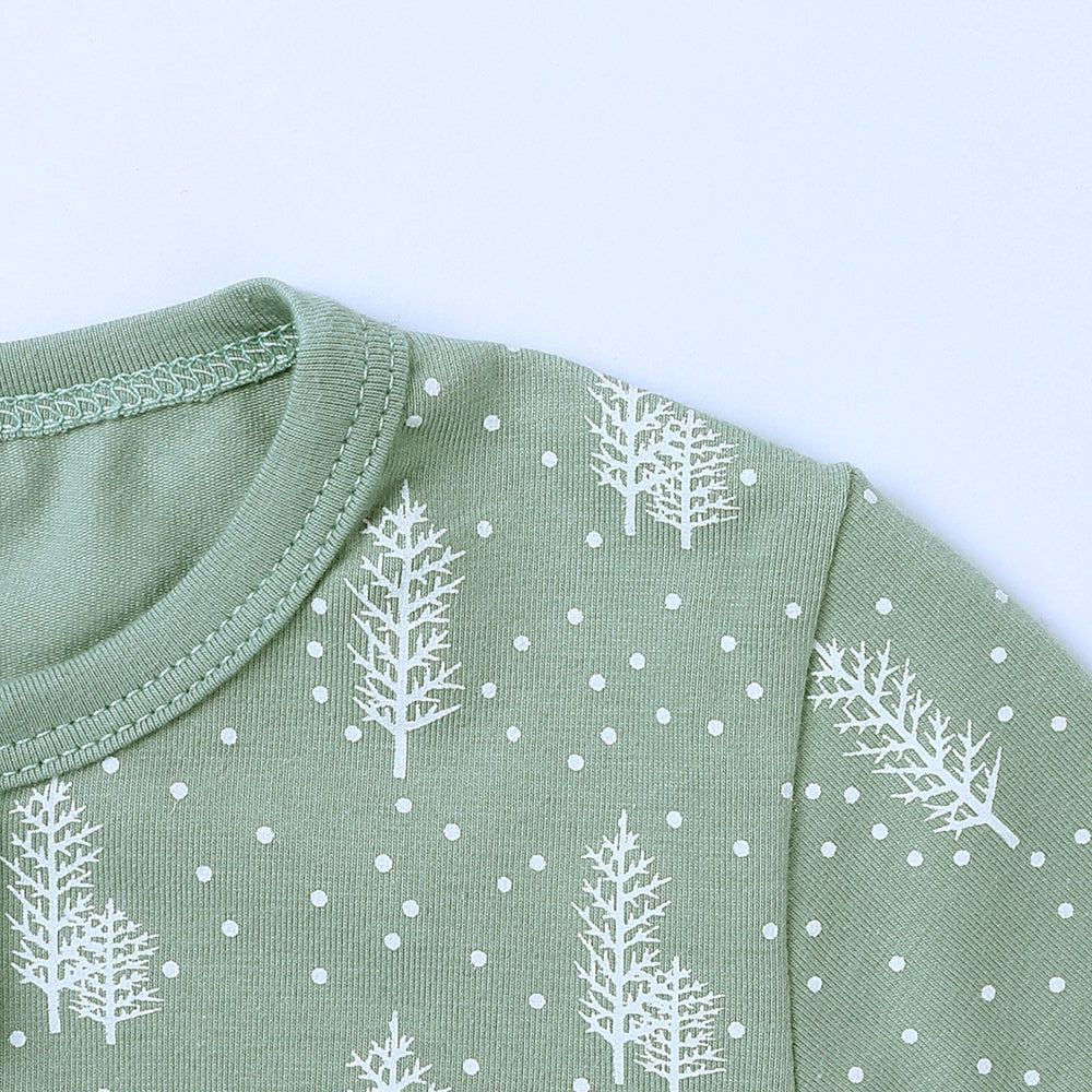 Tree Print Sleepsuit