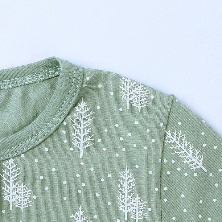 Tree Print Sleepsuit