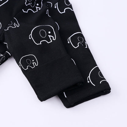 Elephant Print Sleep Suit