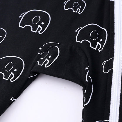 Elephant Print Sleep Suit