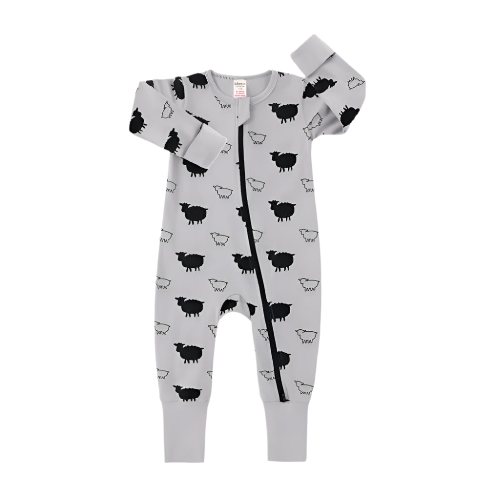 Sheep Print Sleep Suit