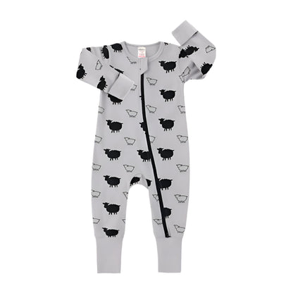 Sheep Print Sleep Suit
