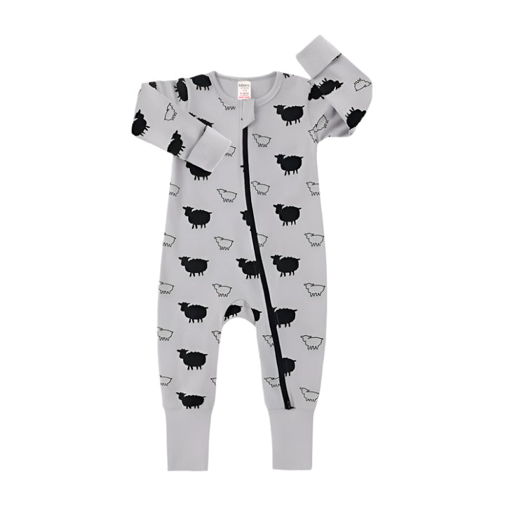 Sheep Print Sleep Suit