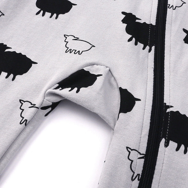 Sheep Print Sleep Suit