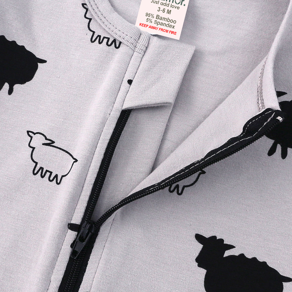 Sheep Print Sleep Suit