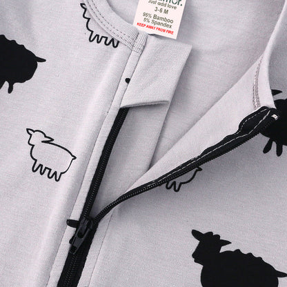 Sheep Print Sleep Suit