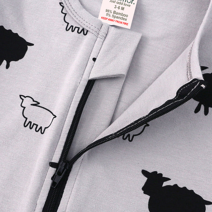 Sheep Print Sleep Suit