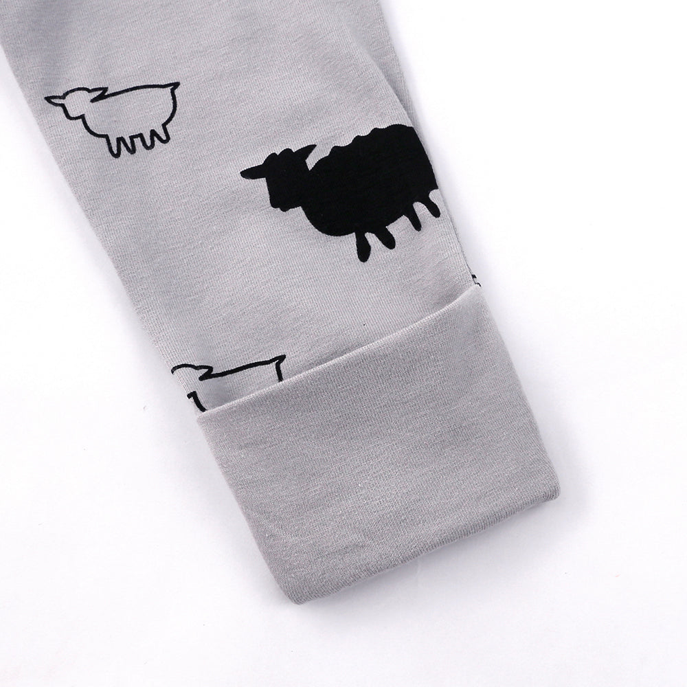 Sheep Print Sleep Suit