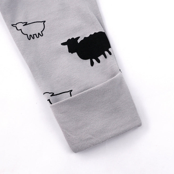 Sheep Print Sleep Suit