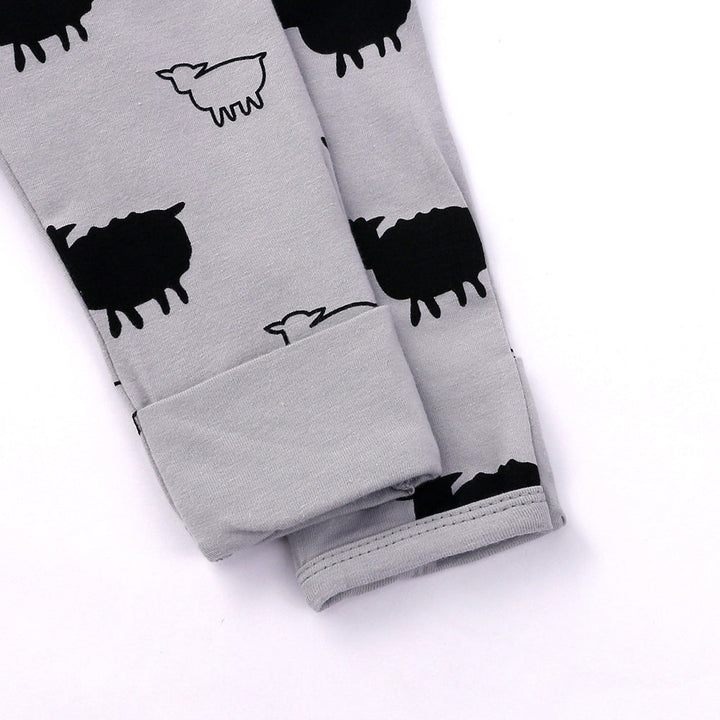 Sheep Print Sleep Suit