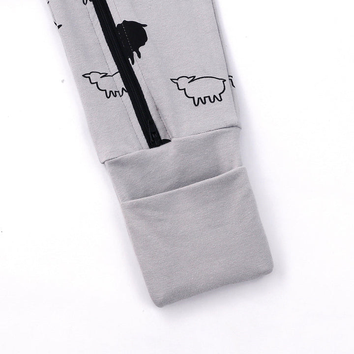 Sheep Print Sleep Suit