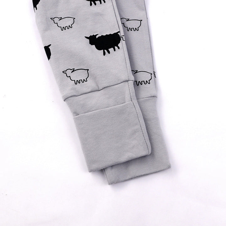Sheep Print Sleep Suit