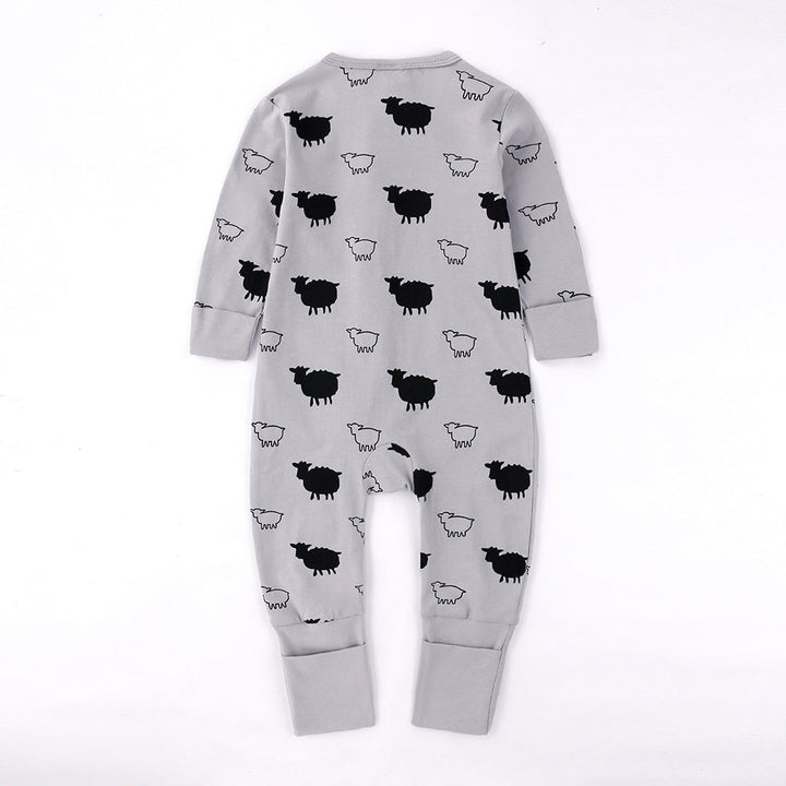 Sheep Print Sleep Suit