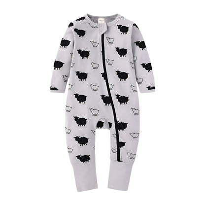 Sheep Print Sleep Suit