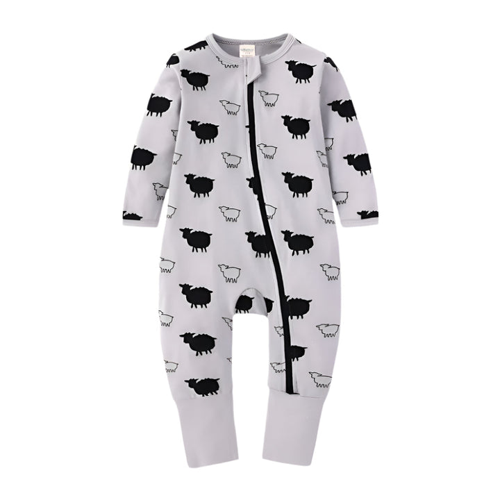 Sheep Print Sleep Suit