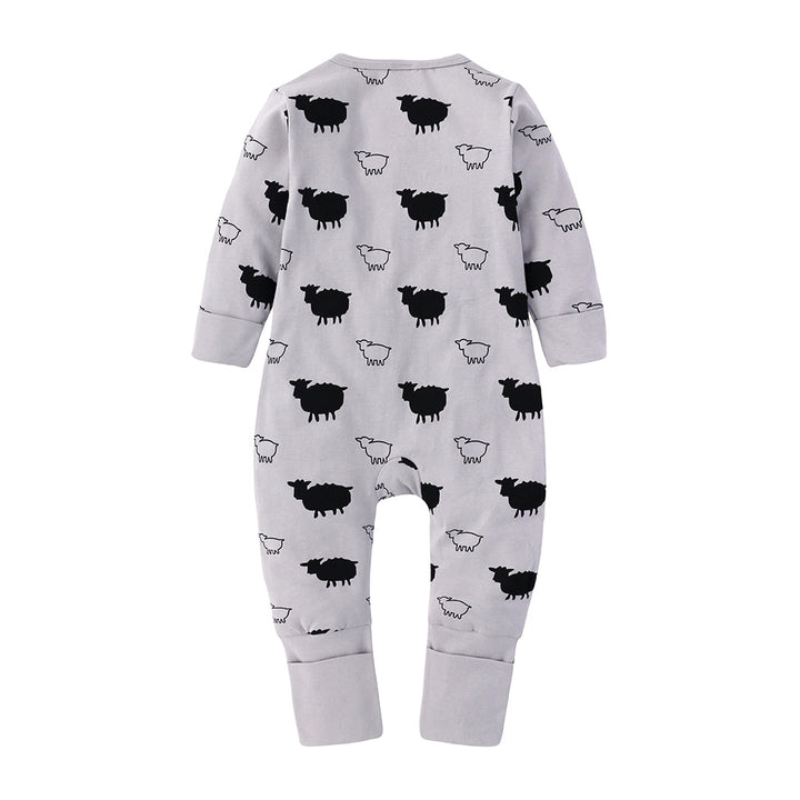 Sheep Print Sleep Suit